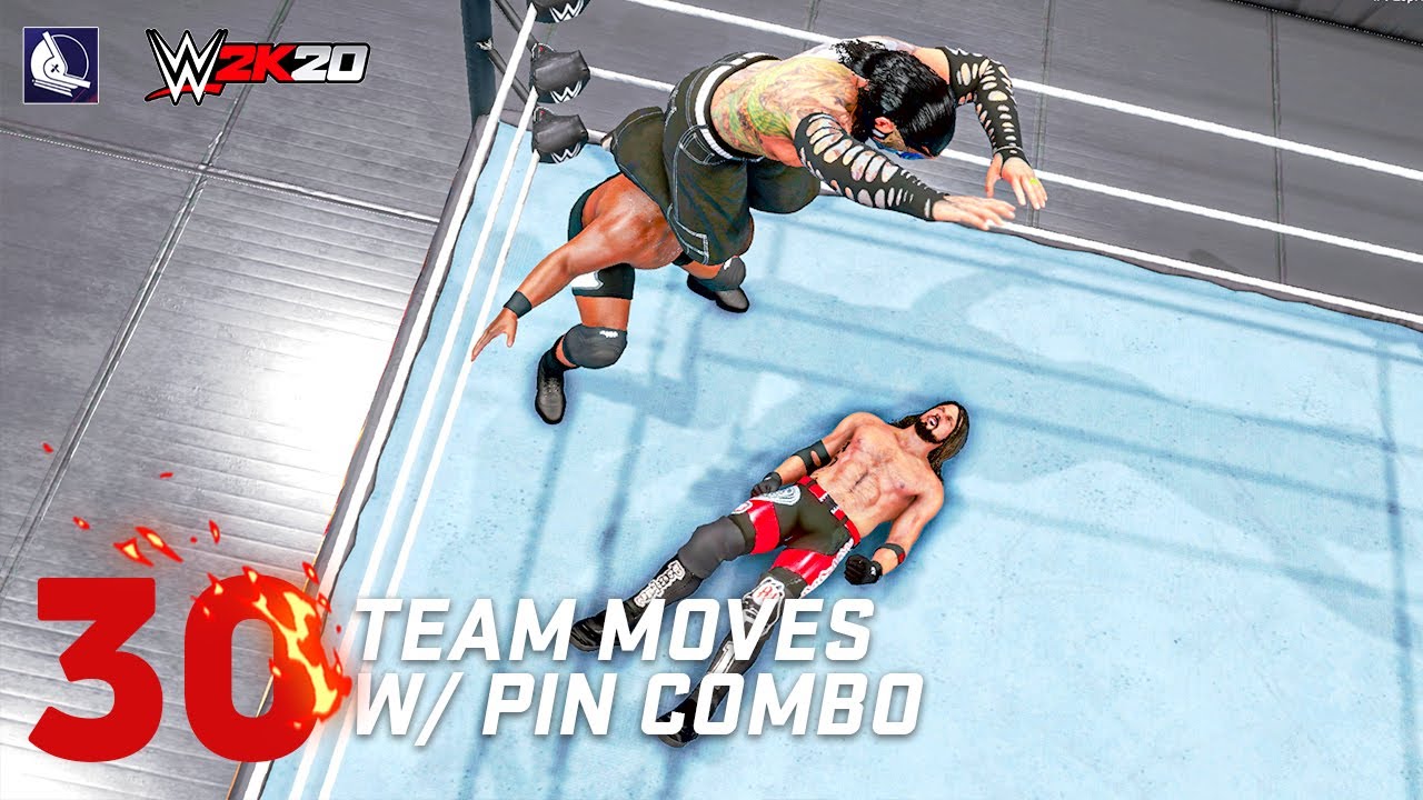 30 лучших командных финишеров WWE 2K20 с комбинацией удержаний
