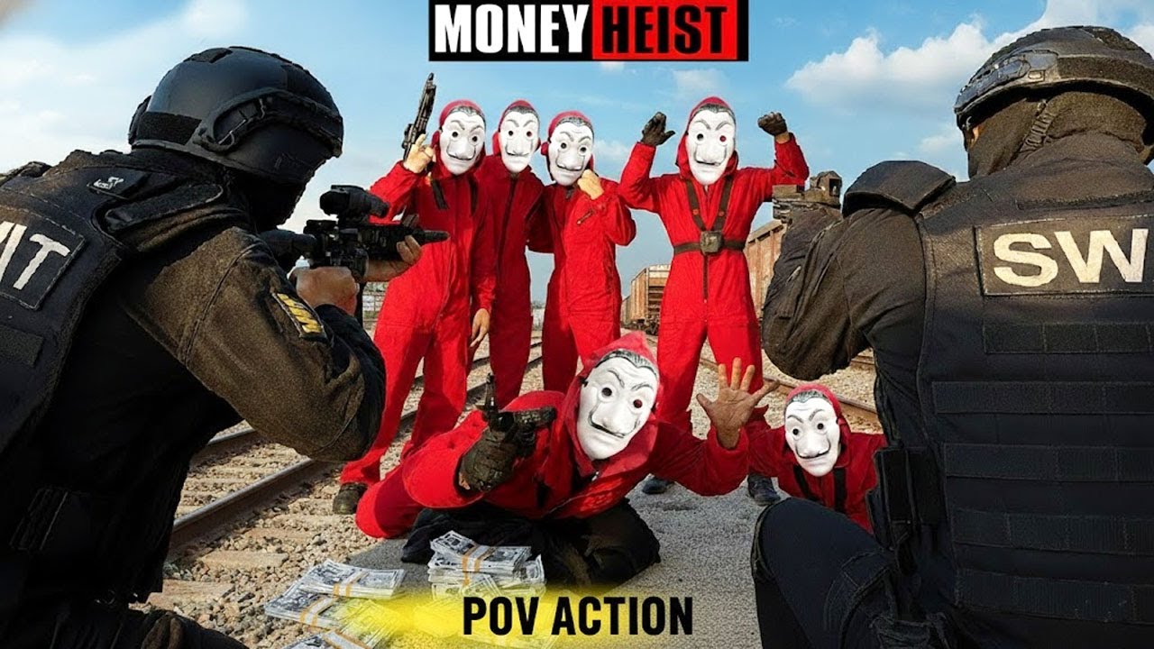 PARKOUR VS MONEY HEIST! 2 | BAD GUYS: No ESCAPE, POLICE Ruthless Chase Activated(BELLA CIAO)Epic POV