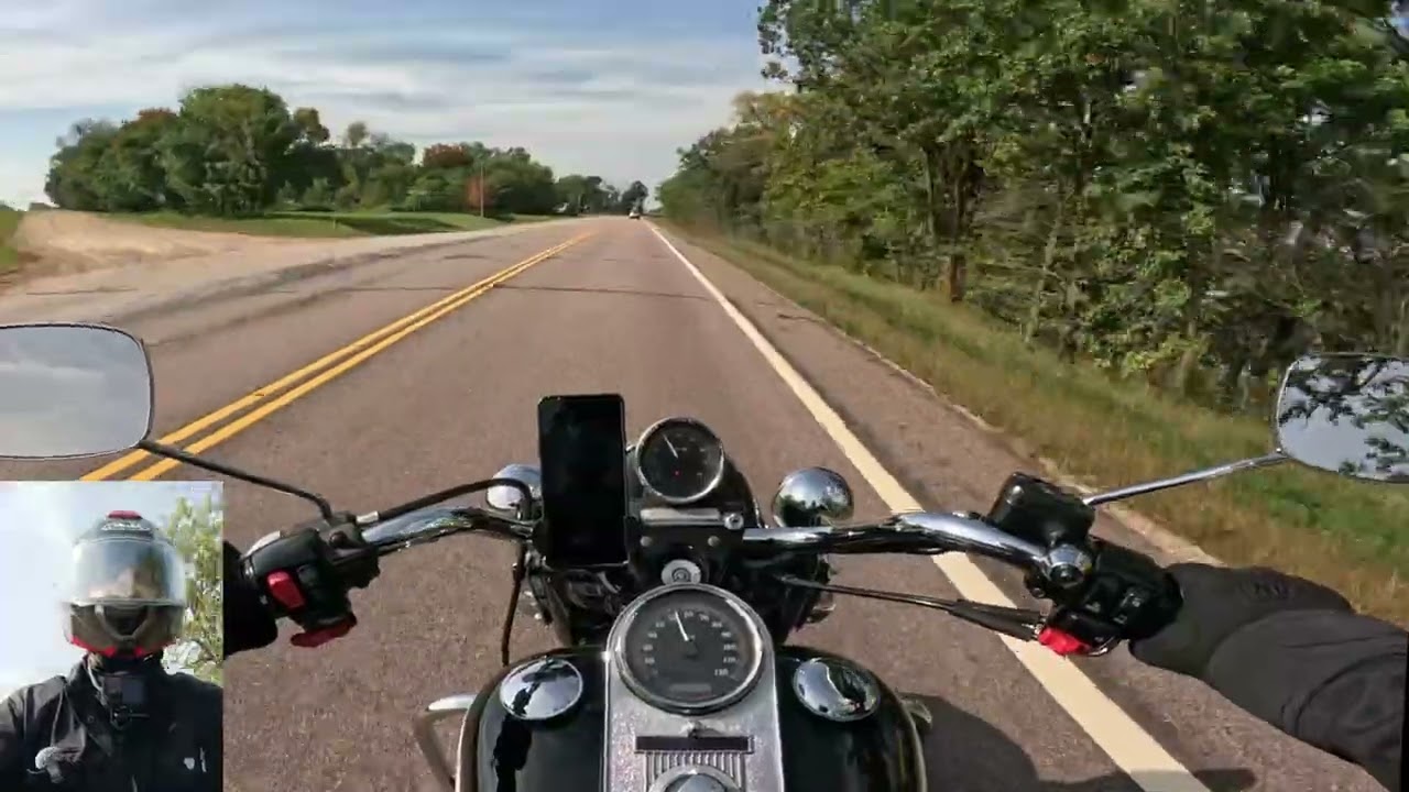 Harvest Time down Jordan, Minnesota Country Roads (Part 2) | Harley Davidson POV Pure Engine Sound