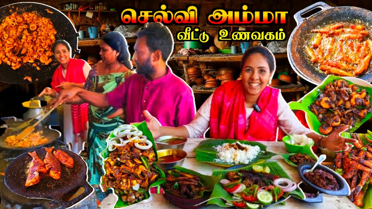 💥💯செல்வி அம்மா பொறிச்ச மீன் சாப்பாட்டு கடை | Best Seafood Hotel in Pondicherry 😍🔥| Media பட்டதாரி