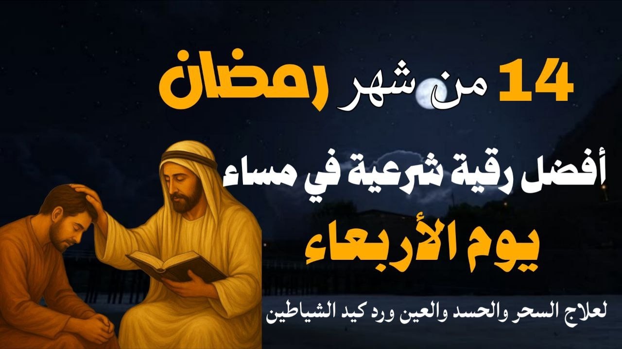 أفضل رقية شرعية في صباح يوم الأربعاء 14 من شهر رمضان لعلاج الحسد والسحر والعين وتحصين البيت والأولاد