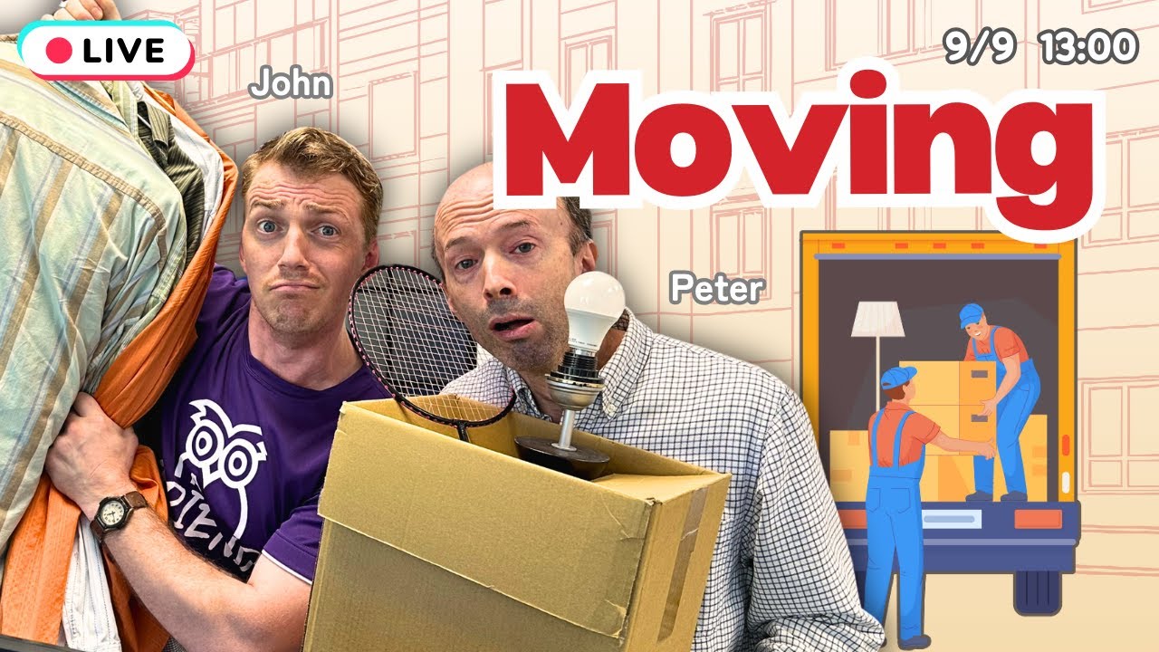 English for Moving! | Go Live! 2024/9/9