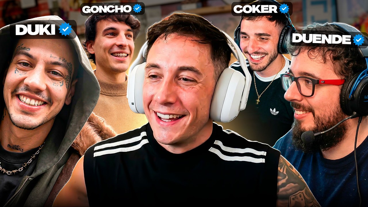 DISCORD PICADO CON DUKI, COKER, GONCHO Y DUENDE