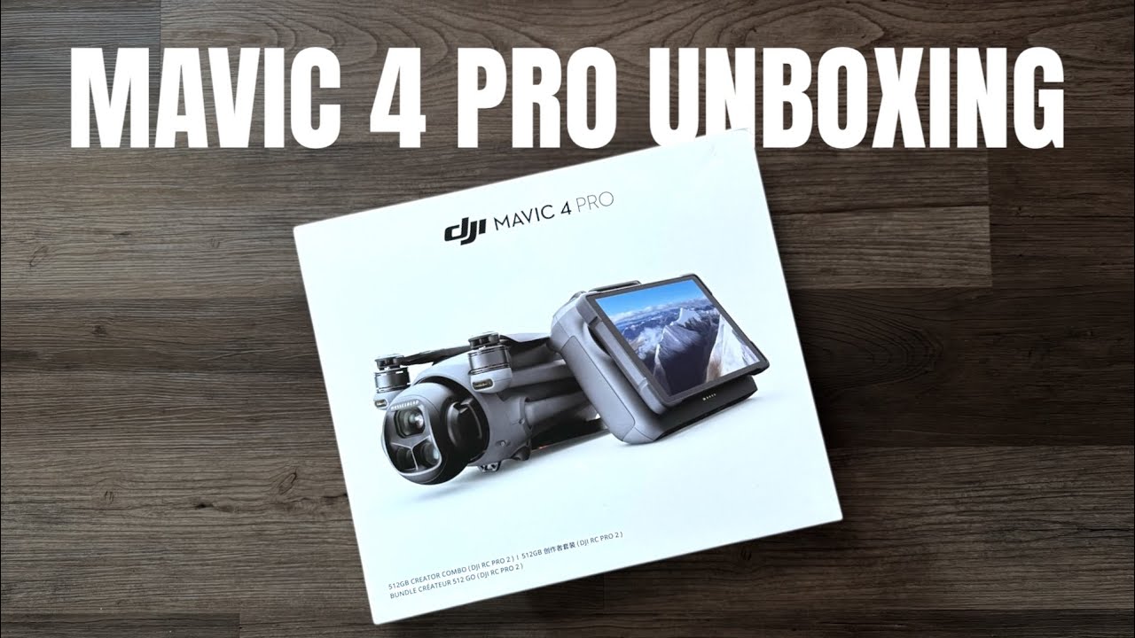 DJI Mavic 4 Pro Unboxing - Creator Combo with DJI RC Pro 2
