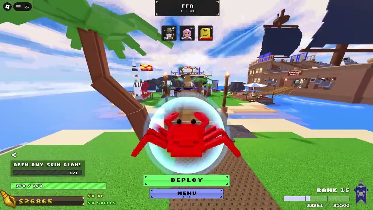 Playing Roblox Crab Royale FPS Shooter For The First Time - Spook