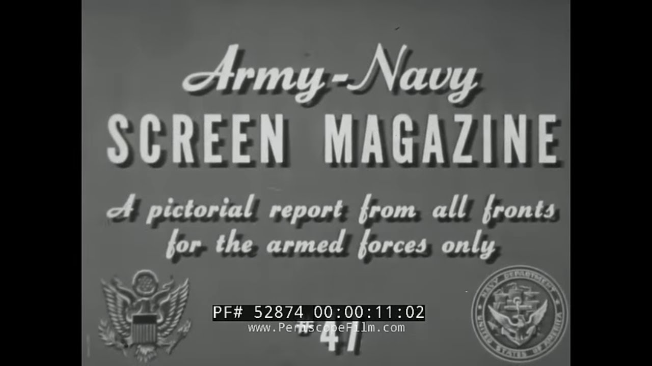 ARMY NAVY SCREEN MAGAZINE #47   MASSACHUSETTS SHORE LEAVE    GERMAN POWS IN MOSCOW  52874