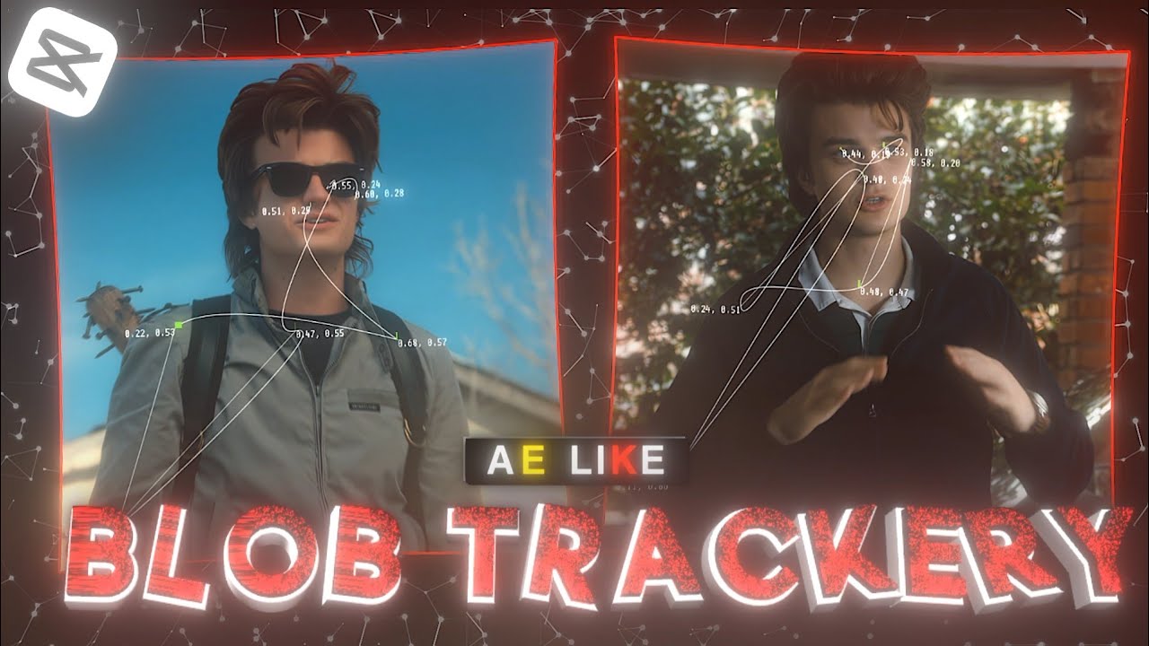 Tracery Blob Tracking Effect Tutorial in Capcut | Chill Verse #alightmotion #capcut 