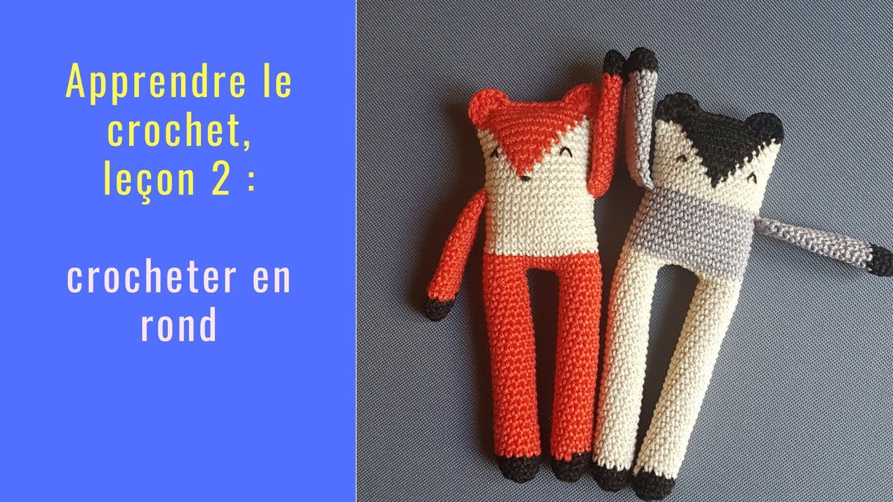 Le&ccedil;on 2 pour d&eacute;buter au crochet : cercle magique, crochet en rond, augmentation