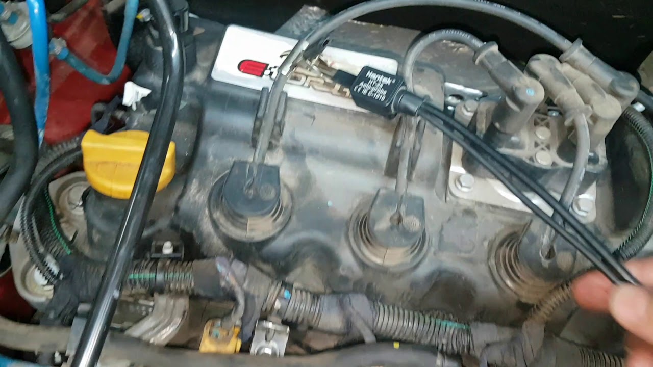 PDL 5500 teste de ignição com HT25 Hantek