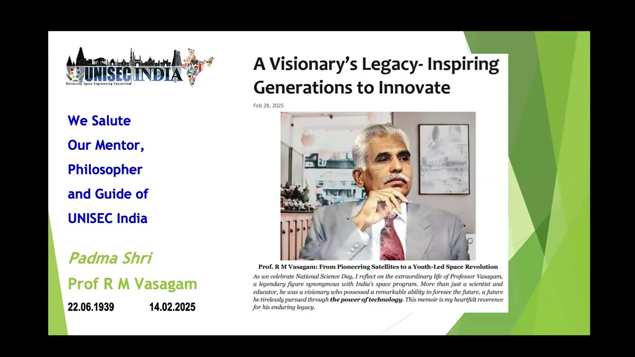 63rd Virtual UNISEC-Global Meeting - Local Chapter Activity Report (4) UNISEC-India