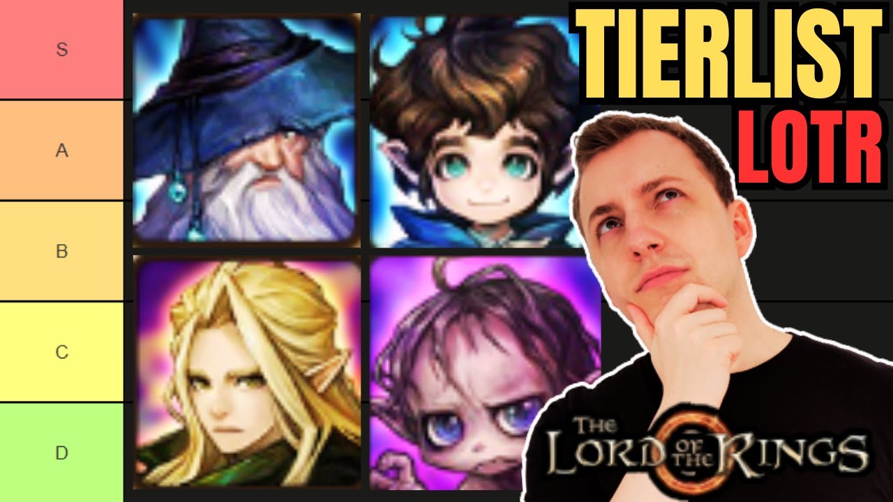 TIERLIST COLLABORATION SEIGNEUR DES ANNEAUX X SUMMONERS WAR