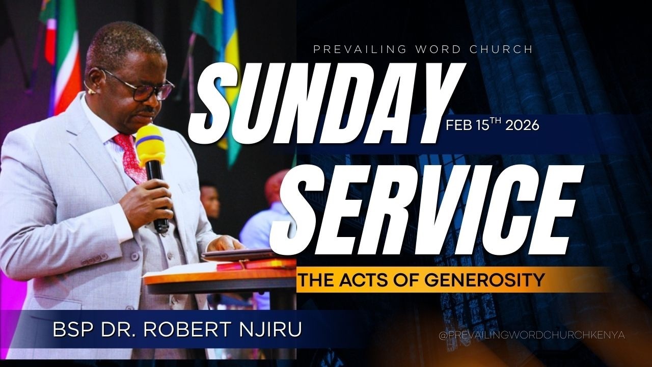 THE ACTS OF GENEROSITY | BSP DR. ROBERT NJIRU