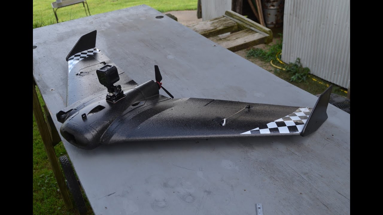 First AR-Wing Flight with a GoPro on Top