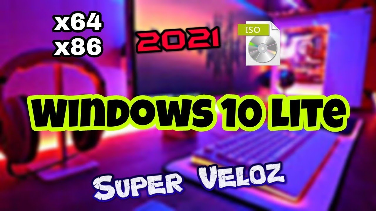 NUEVO WINDOWS 10 LITE MAS RAPIDO DEL 2021 | Super Veloz Y Muy Ligero! Windows 10 LTSB