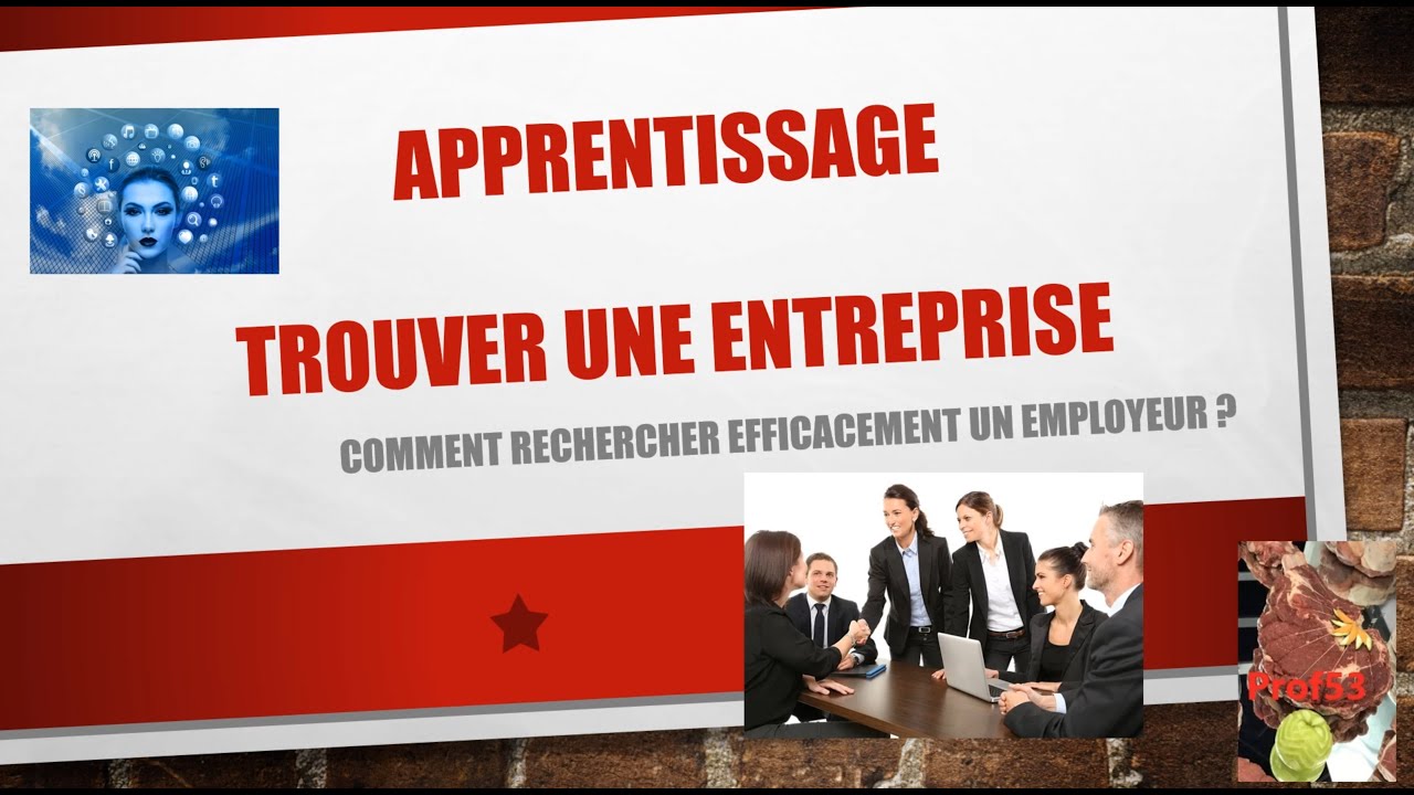 Trouver une entreprise pour un apprentissage ?