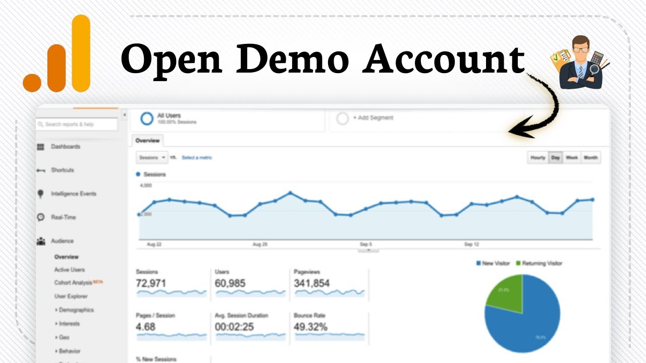 How to access Google Analytics Demo Account for training purpose