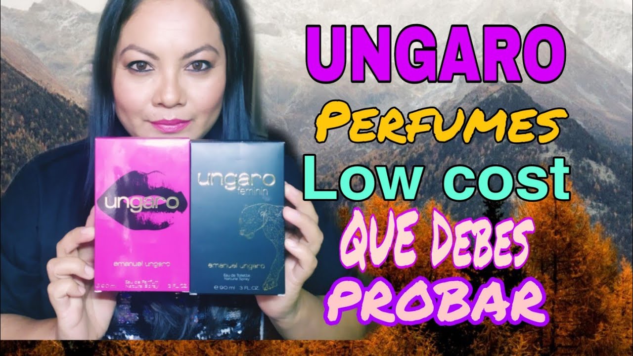 PERFUMES Enmanuel UNGARO Feminin! LOW COST Y deliciosos.