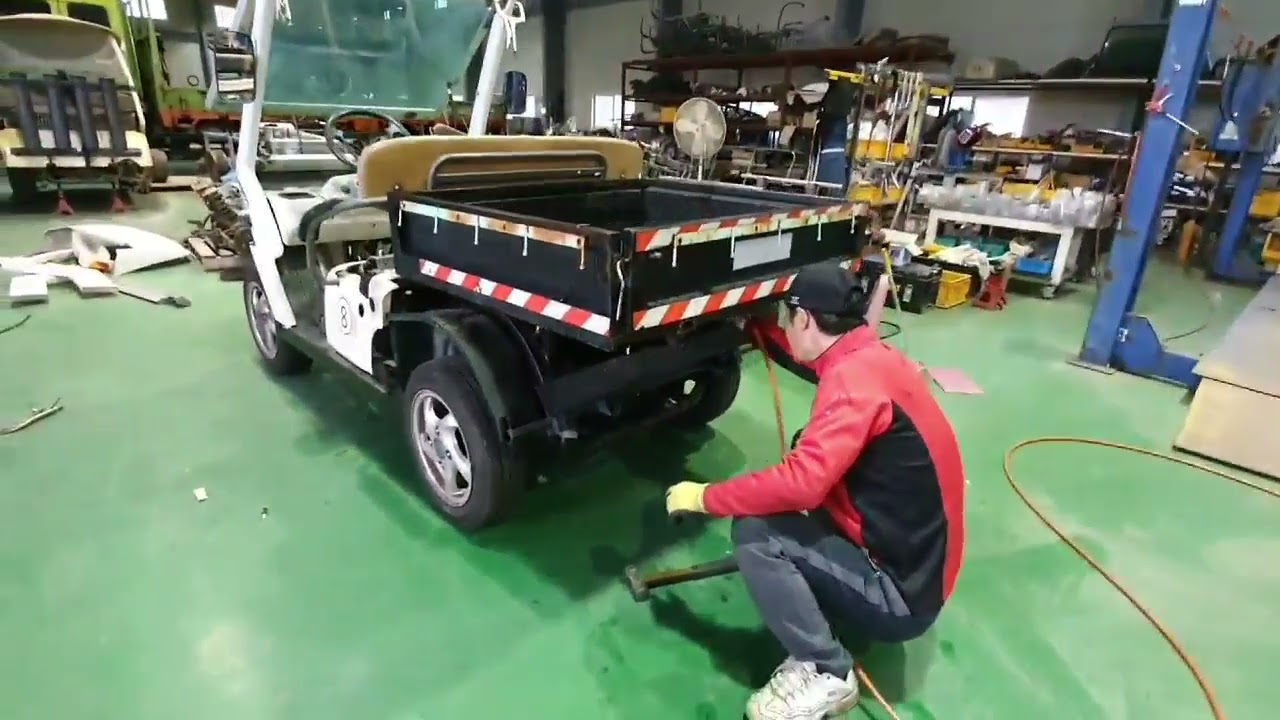 전동카트 2인승 데크 전체 분해조립