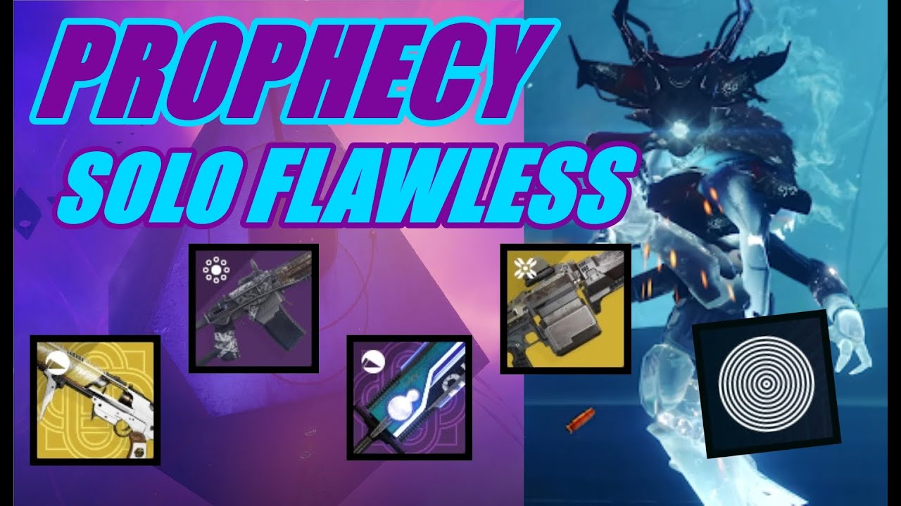 Solo Flawless Prophecy - NO Anarchy/Mountaintop or Pinnacle Weapons - Commentary Run -Destiny 2(PS4)