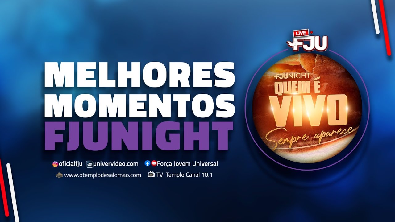 MELHORES MOMENTOS FJUNIGHT QUEM É VIVO SEMPRE APARECE #LIVEFJU
