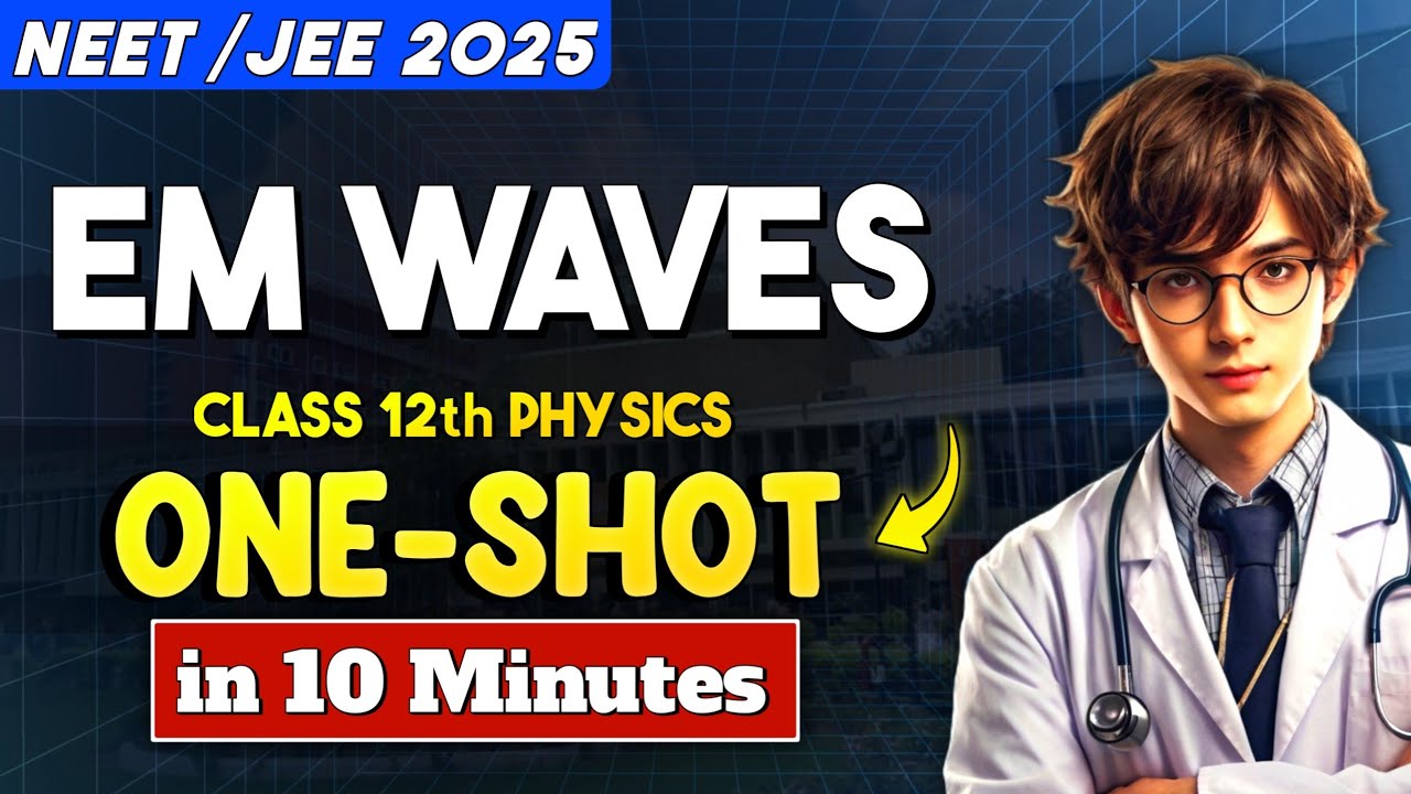 Complete EM WAVES in One Video | Class 12 Physics NEET/JEE 2025