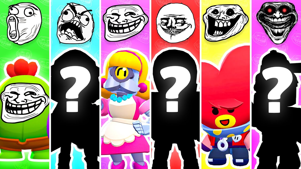 CADA VICTORIA = MI SKIN ES MÁS TROLL 🤡🚨 ¡Nuevo Reto de Brawl Stars! 👀