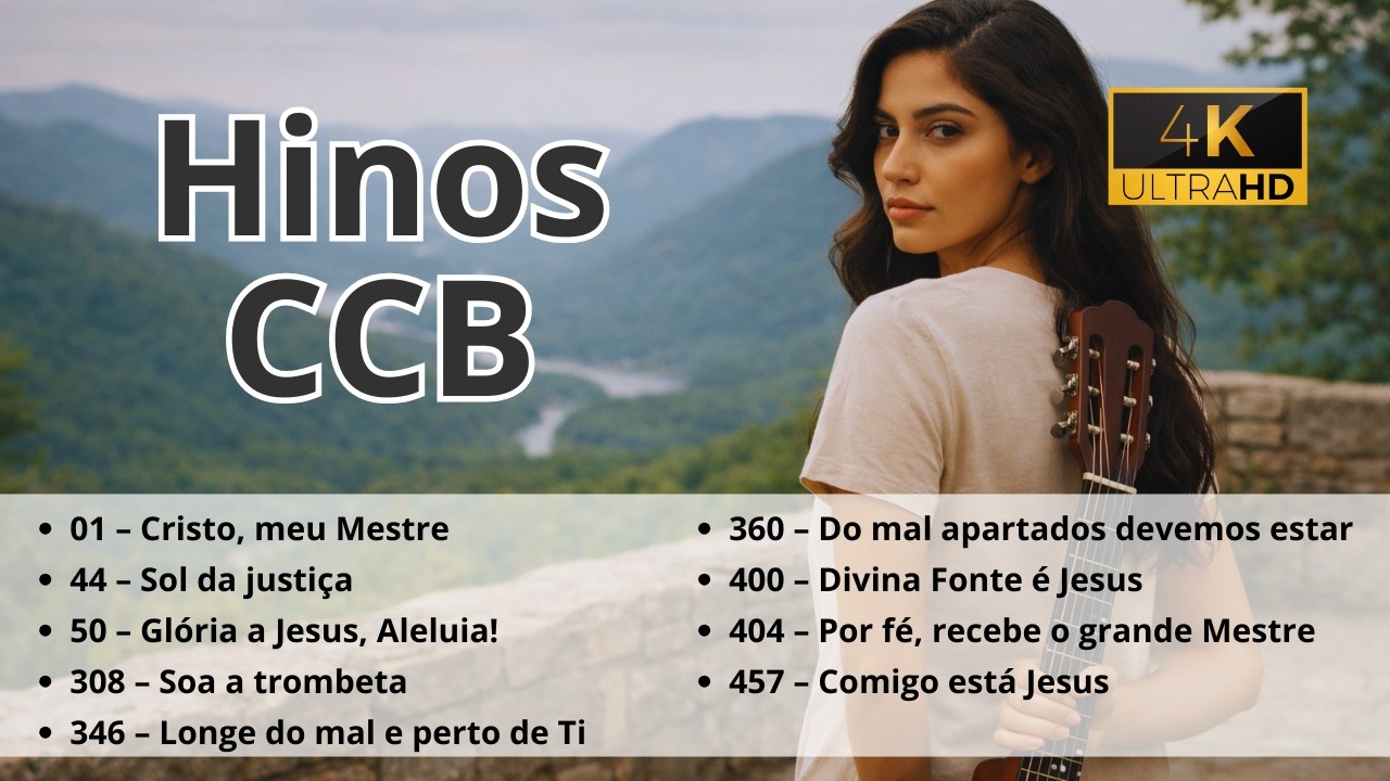 Hinos CCB – Voz e Violão | 30 Min de Louvores Para Paz e Oração