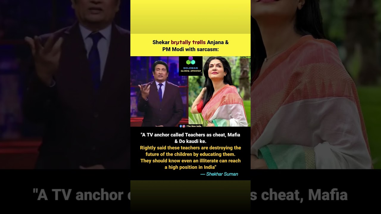 Shekhar Suman's Viral Reply on Anjana & PM Modi | Political Satire Sparks Debate