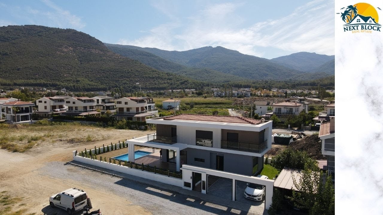 Kuşadası Güzelçamlı Denize Yürüme Mesafesinde Özel Havuzlu Geniş Bahçeli Satılık Müstakil Villa #67
