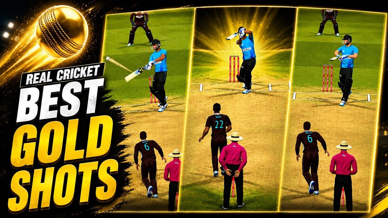 Top 23 Most Useful Gold Shots in Real Cricket History 🏏