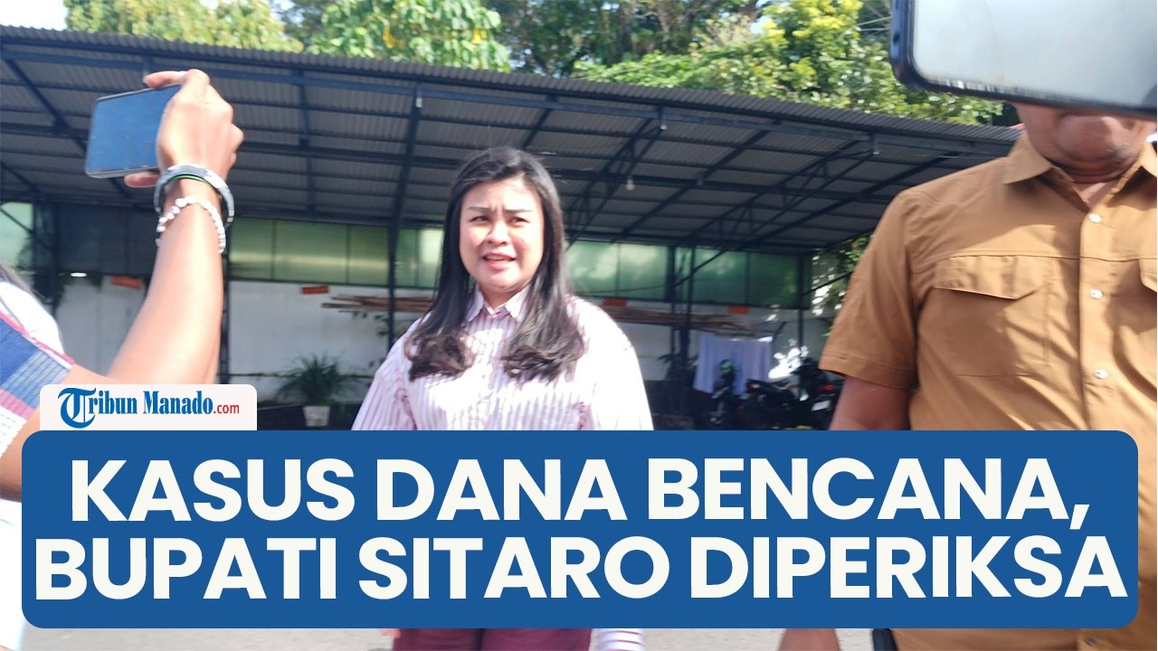 Bupati Sitaro Chyntia Ingrid Kalangit Tiba di Kejati Sulut untuk Ikuti Pemeriksaan