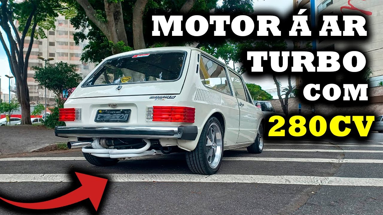 VW BRASILIA 1980 TURBO COM 280 CV DE RODA 😱 - loucura total !!!