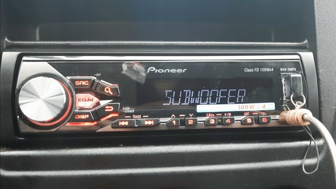 Pioneer MVH-280FD  первые впечатления и разочарования.