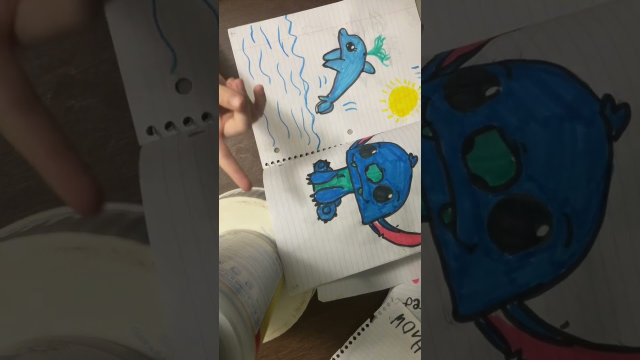 How to draw Stich sorry if it’s bad I’m just trying