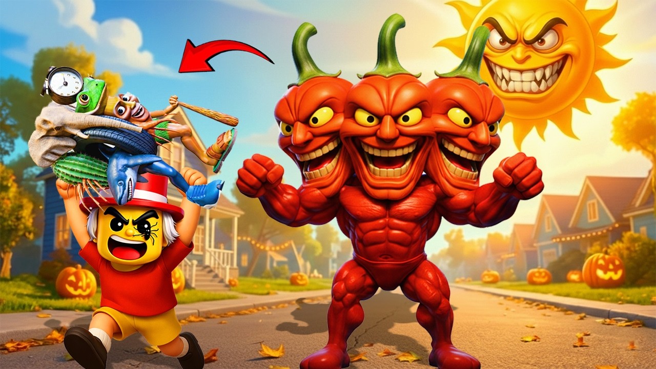 STEAL FROM BRAINROT!! RED CHILLIN Monster Attacked Shinchan🌶️👹 | Gta 5 tamil | Gta5 mods |SR GamingX