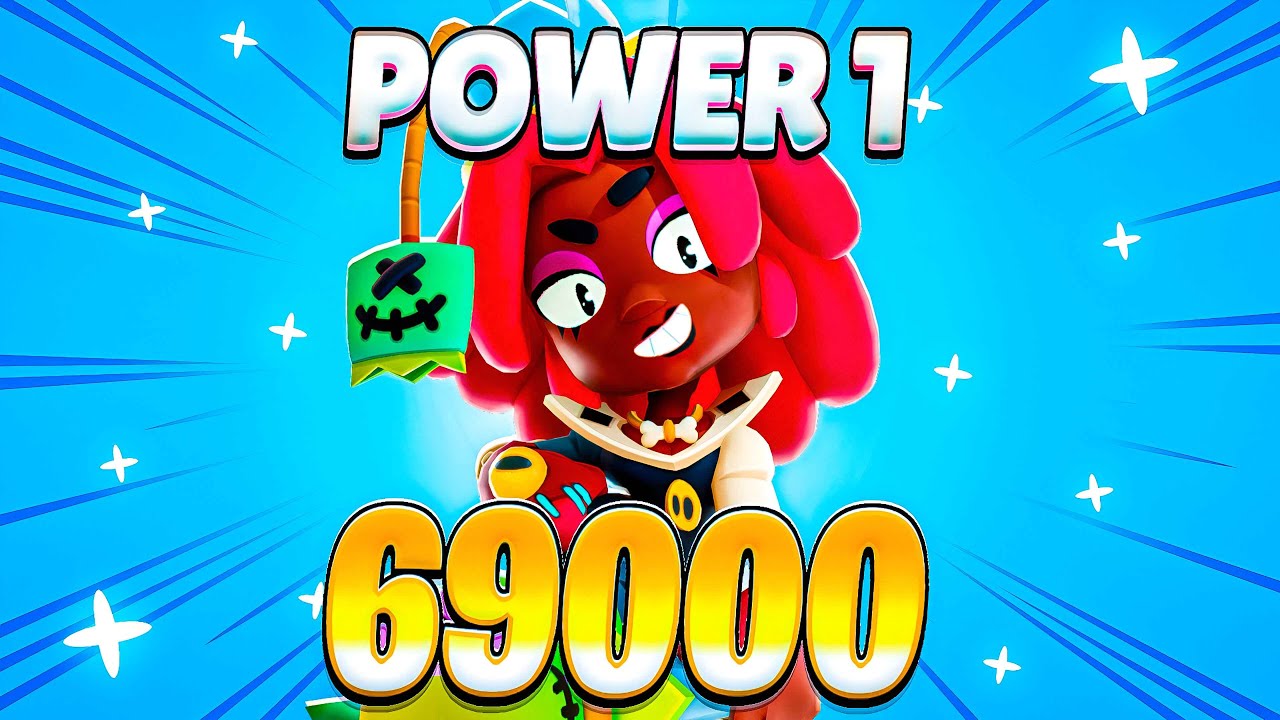 69000 Trophies With ALL Brawlers Power 1 💀