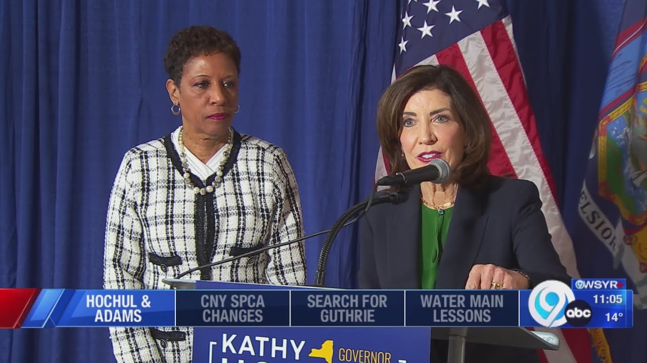 Governor Hochul introduces running mate in Syracuse