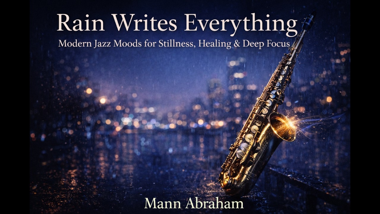 Rain Writes Everything — Modern Jazz Moods for Stillness, Healing & Deep Focus By Mann Abraham