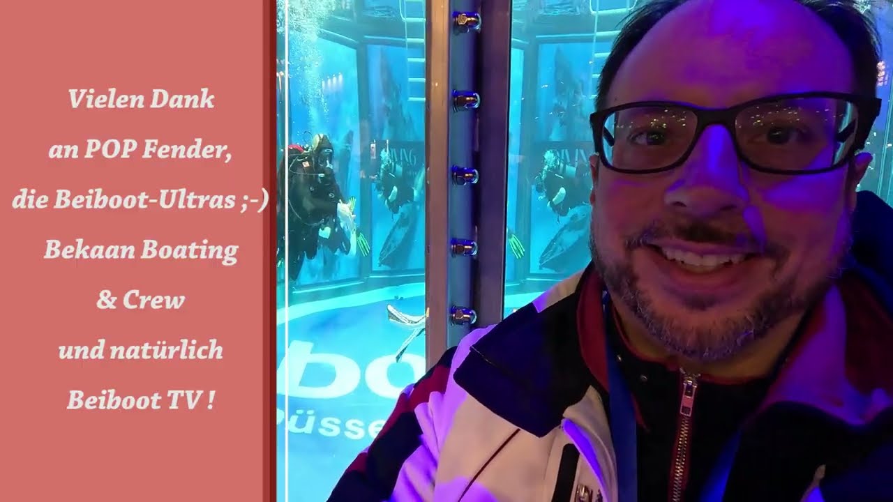 BOOT Düsseldorf,@beibootTV Community-Treffen mit Youtuber @BekaanBoating live auf der Messe