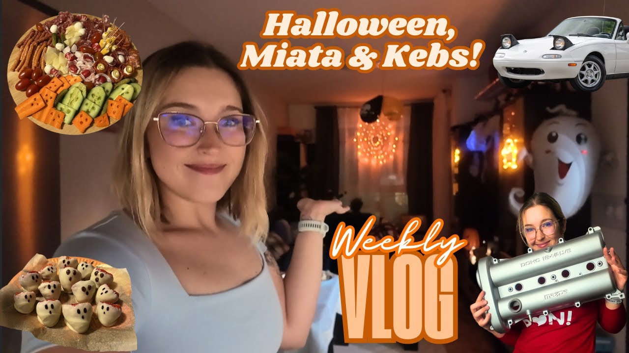🎃 HALLOWEENOWY VLOG + nowe dodatki do MIATY! 🧡 | Test TANDORA &ndash; najlepszego kebsa w Krakowie?