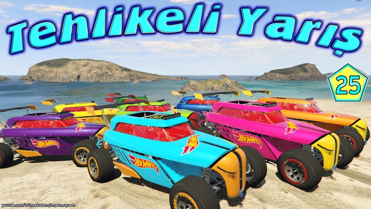 Tehlikeli Yarış Hotwheels Arabalar ve Deniz Motoru 2. Sezon Yeni Bölüm