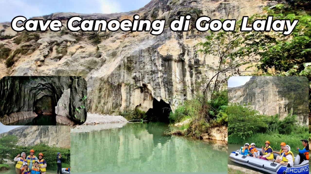 PERTAMA KALI SUSUR GOA LALAY DEKAT DARI JAKARTA MENGGUNAKAN CAVE CANOEING | GOA LALAY | WISATA ALAM