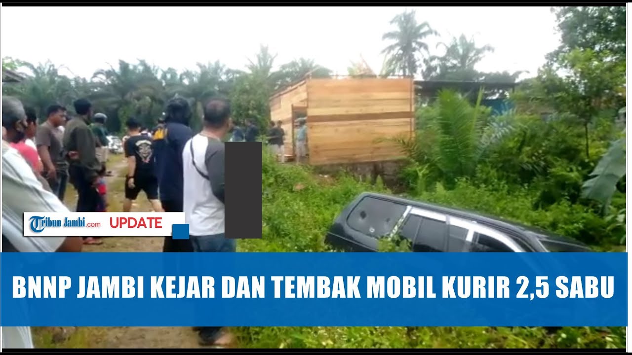 Dramatis, BNNP Jambi Kejar dan Tembak Mobil Kurir 2,5 Sabu asal Pekanbaru, Riau