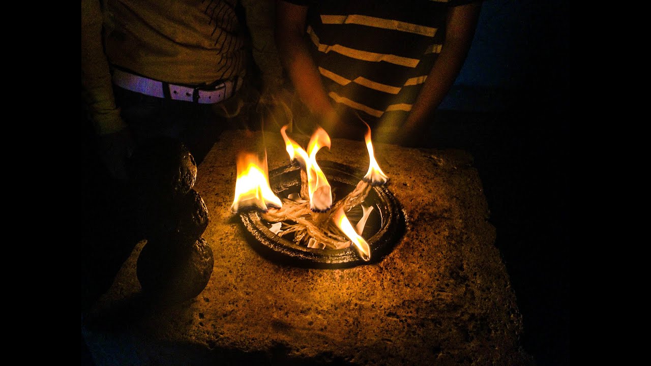 Ritual praying at Şerfedîn Yazidi temple-Kurdistan