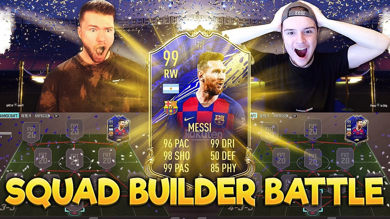 FIFA 20: MESSI TOTY SQUAD BUILDER BATTLE 🔥🔥