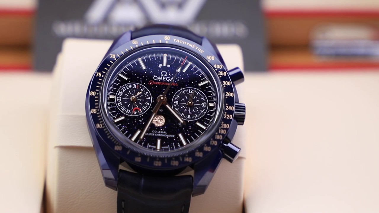 Omega Speedmaster Blue Side Of The Moon 304.93.44.52.03.002 Aventurine Dial Unboxing Video