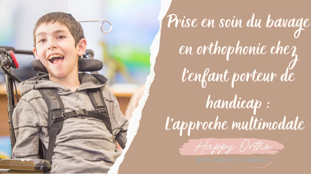 Prise en soin du bavage en orthophonie chez l'enfant porteur de handicap : l'approche multimodale