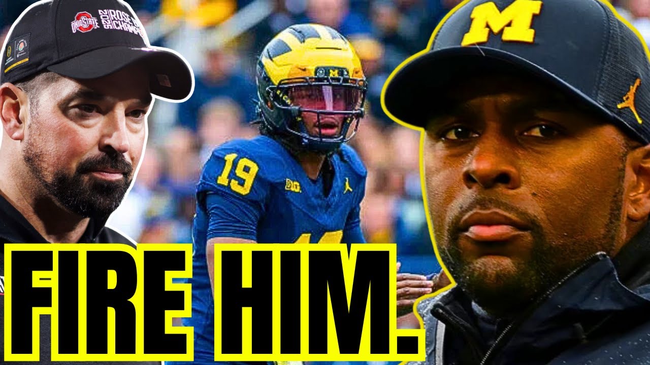 FIRE SHERRONE MOORE! Michigan Coach HANDCUFFS Bryce Underwood in BLOWOUT LOSS to Ohio State!