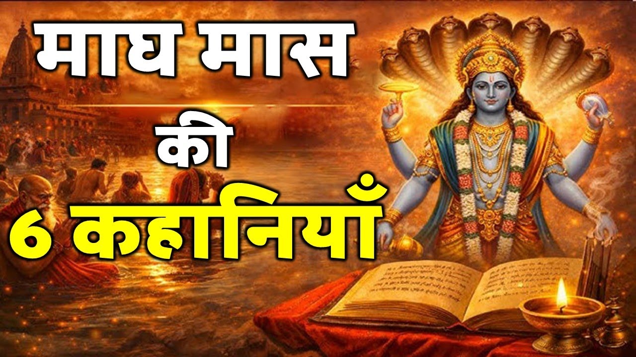 सुनिए माघ मास की 6 कहानियाँ । 1 Video 6 Kahani । माघ मास 2026 । Magh Maas 2026