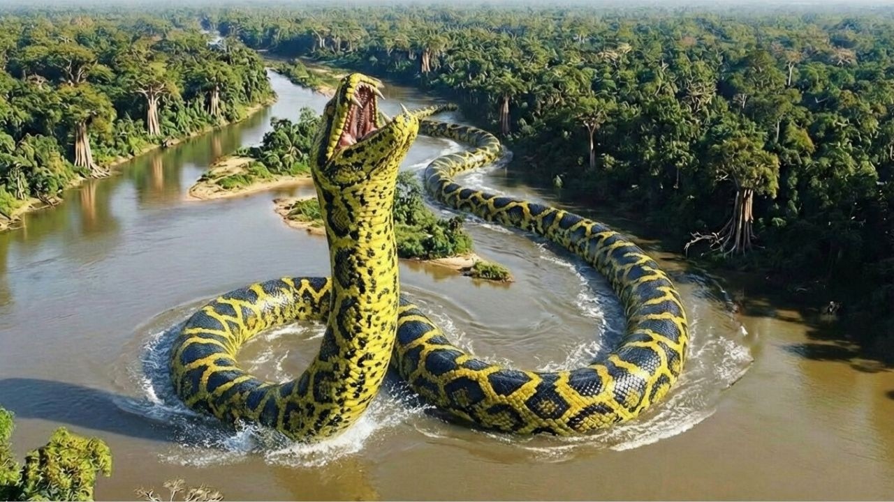 Prehistoric Man vs Titanoboa - The Deadliest Battle of Ancient Times